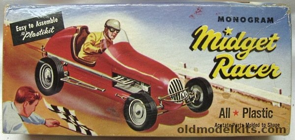Monogram 1/24 Midget Racer - The First Monogram Plastic Kit, P1 plastic model kit